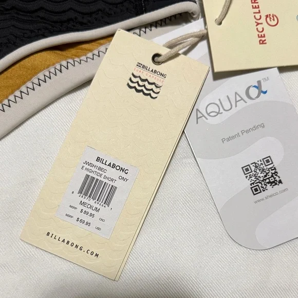 Billabong Black High-Waisted Women's Swim Bottoms, Medium - Picture 3 of 4